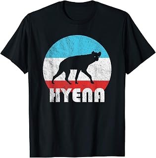 Hyena Vintage Retro Silhouette Gift T-Shirt