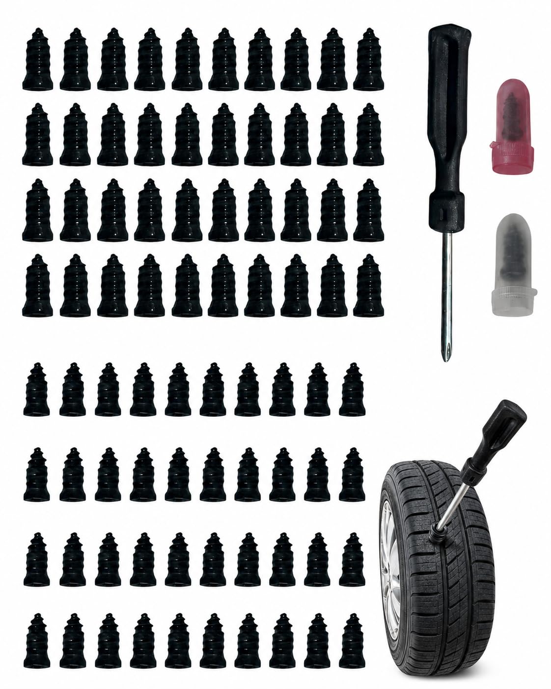 80PCS Tire Plug Kit
