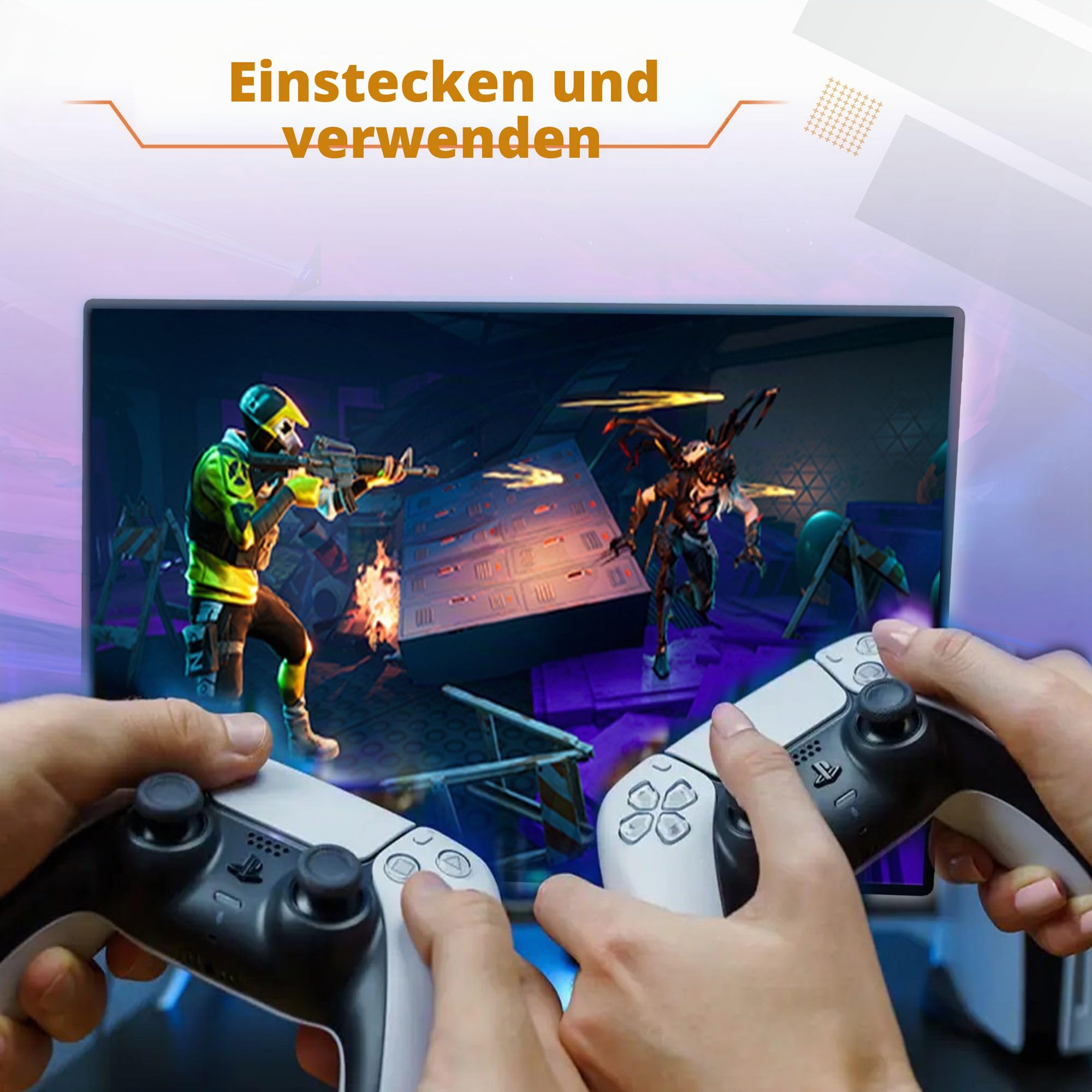 Storite SUHSAI Externe Gaming-Festplatte, tragbares USB 3.0-Laufwerk, 2,5-Zoll-Hochgeschwindigkeitsfestplatte, Backup-Laufwerk, kompatibel mit Laptop, PC, Mac, Spielekonsole (1 TB)
