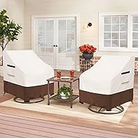 Vista 14 de Funda impermeable para mesa de centro para exteriores, rectangular para mesa auxiliar pequeña, para exteriores, rectangular, impermeable, 48 x 28 x