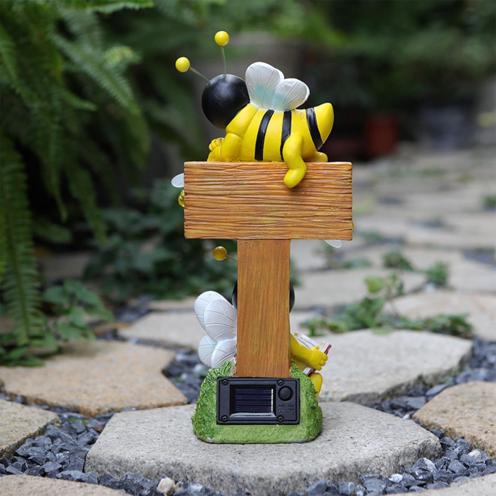 Figura Luminosa De para Exterior Estatua Solar Decorativa Jardín Adorable