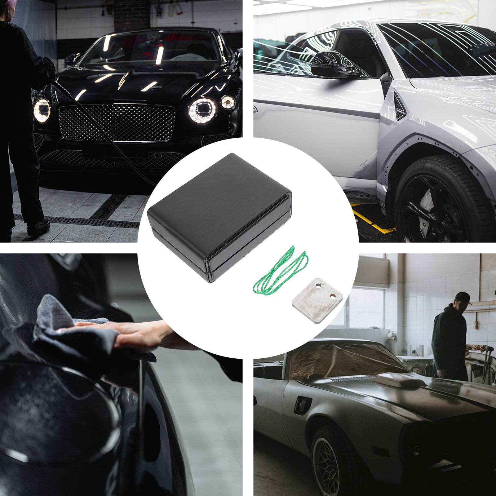 Raspador de Pintura para Coches de Acero Tungsteno, Portátil y Colgante, para Eliminar Polvo y Partículas, Herramienta Manual Compacta para Reparación Automotriz, Varios estilos