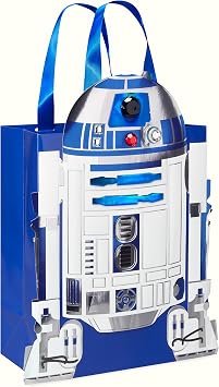 Papyrus 13" Large Star Wars Gift Bag R2-D2 for Birthdays, Weddings, Anniversaries and All Occasions 1 Bag