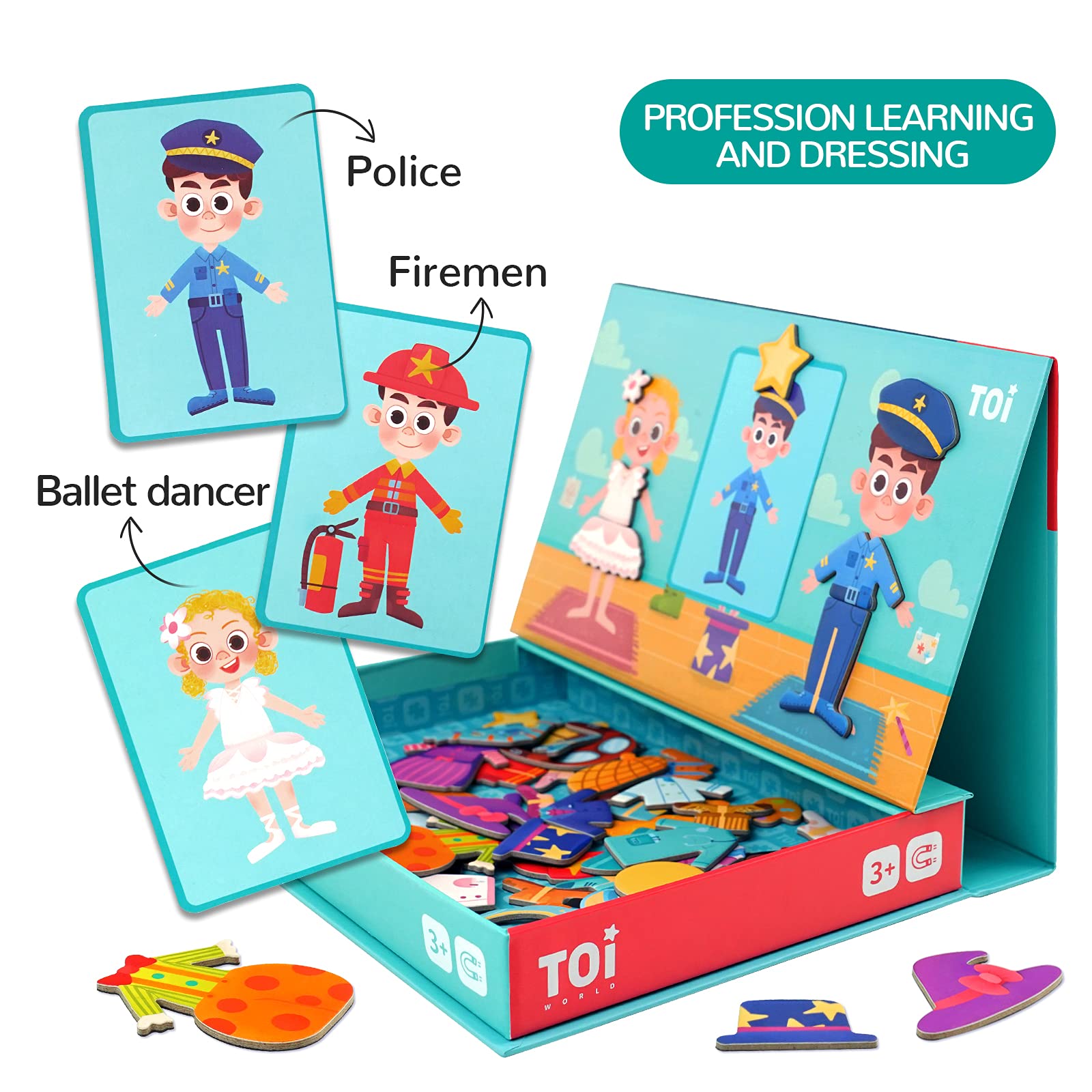 Juego De Asociación Y Emparejamiento De Madera | 52 Piezas Educativas Para Niños De 3 Años