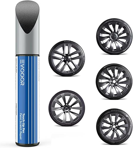 Pintura de retoque de llantas para Tesla  Reparación de erupciones de bordillos de bricolaje con color a juego (pólvora) para modelo 3YSX disponible en Yaxa Costa Rica