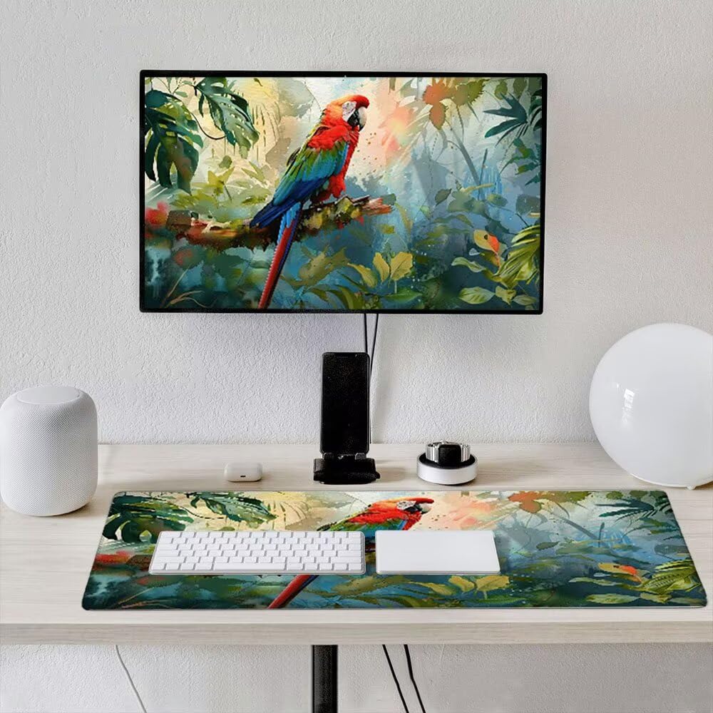 Podkładka pod mysz do gier 1200 x 600 mm, duża podkładka pod mysz do gier z przeszytymi krawędziami, mata na biurko, antypoślizgowa podstawa, podkładka pod klawiaturę, wodoodporna, do domowego biura