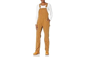 Dickies Women's Durable Denim Double Front Bib Overalls