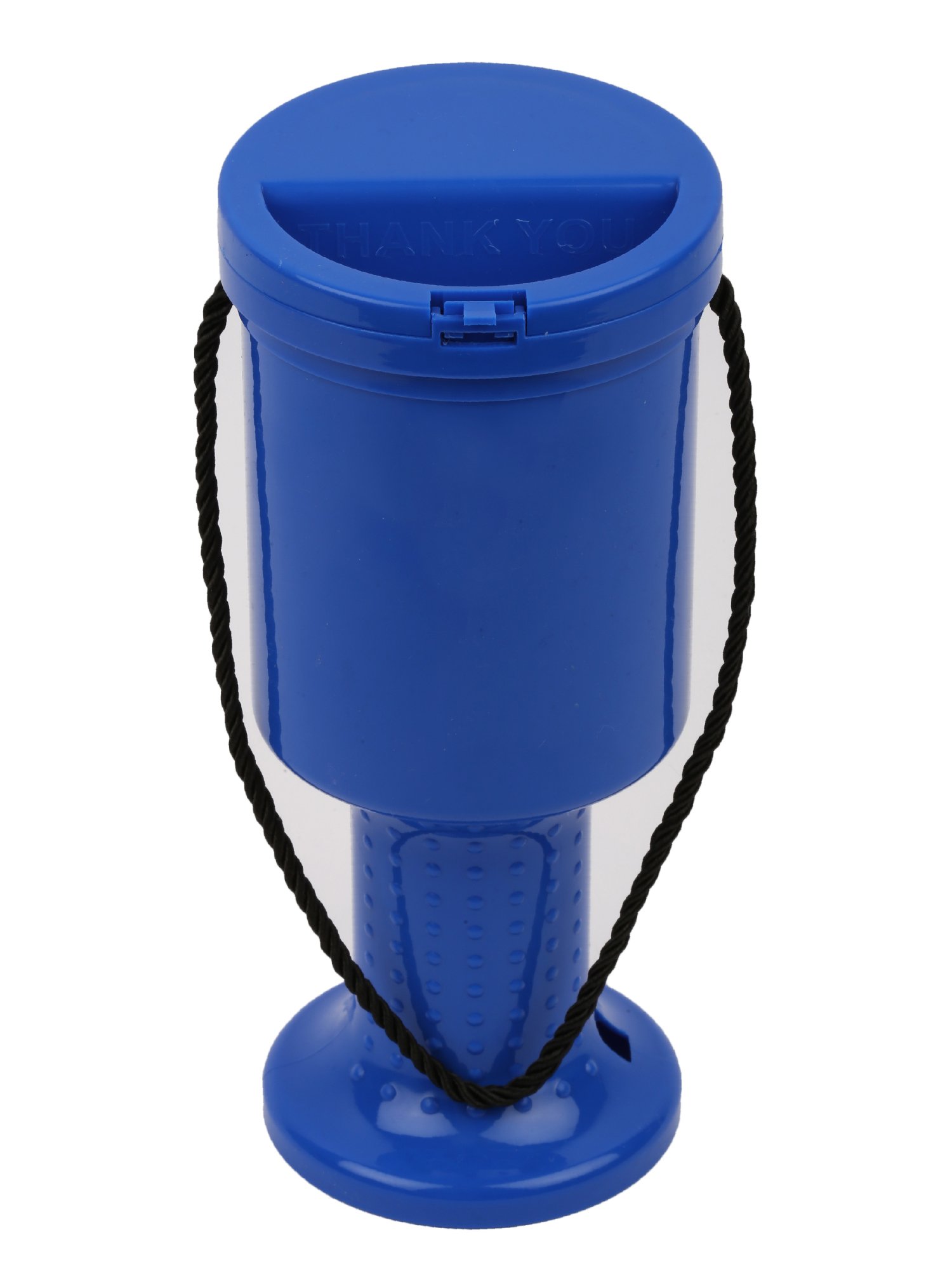 My Charity Boxes- Pack of 4 - Hand held plastic charity box - Donation Box - Collection box - Fundraising box - Pack of 4 (10 colours) (Blue)