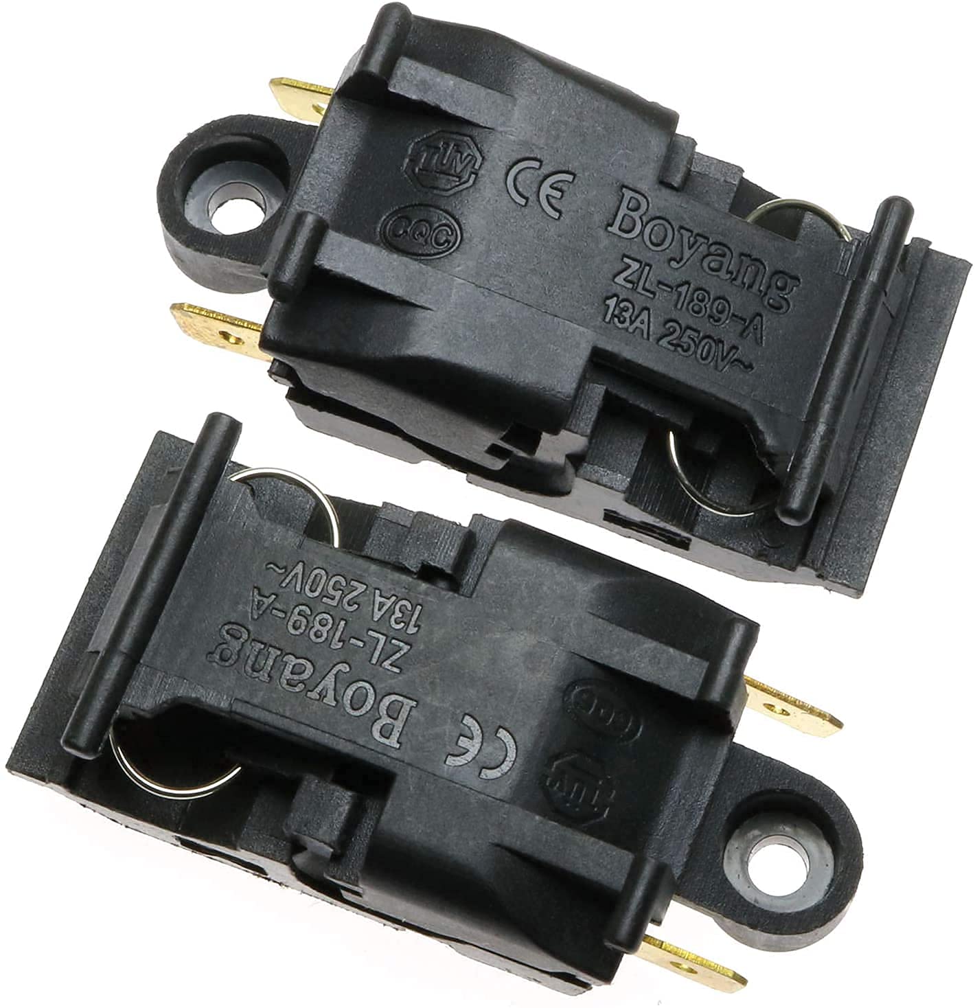 PGSA2Z 2PCS Black 13A Switch Electric Kettle Thermostat Switch Steam