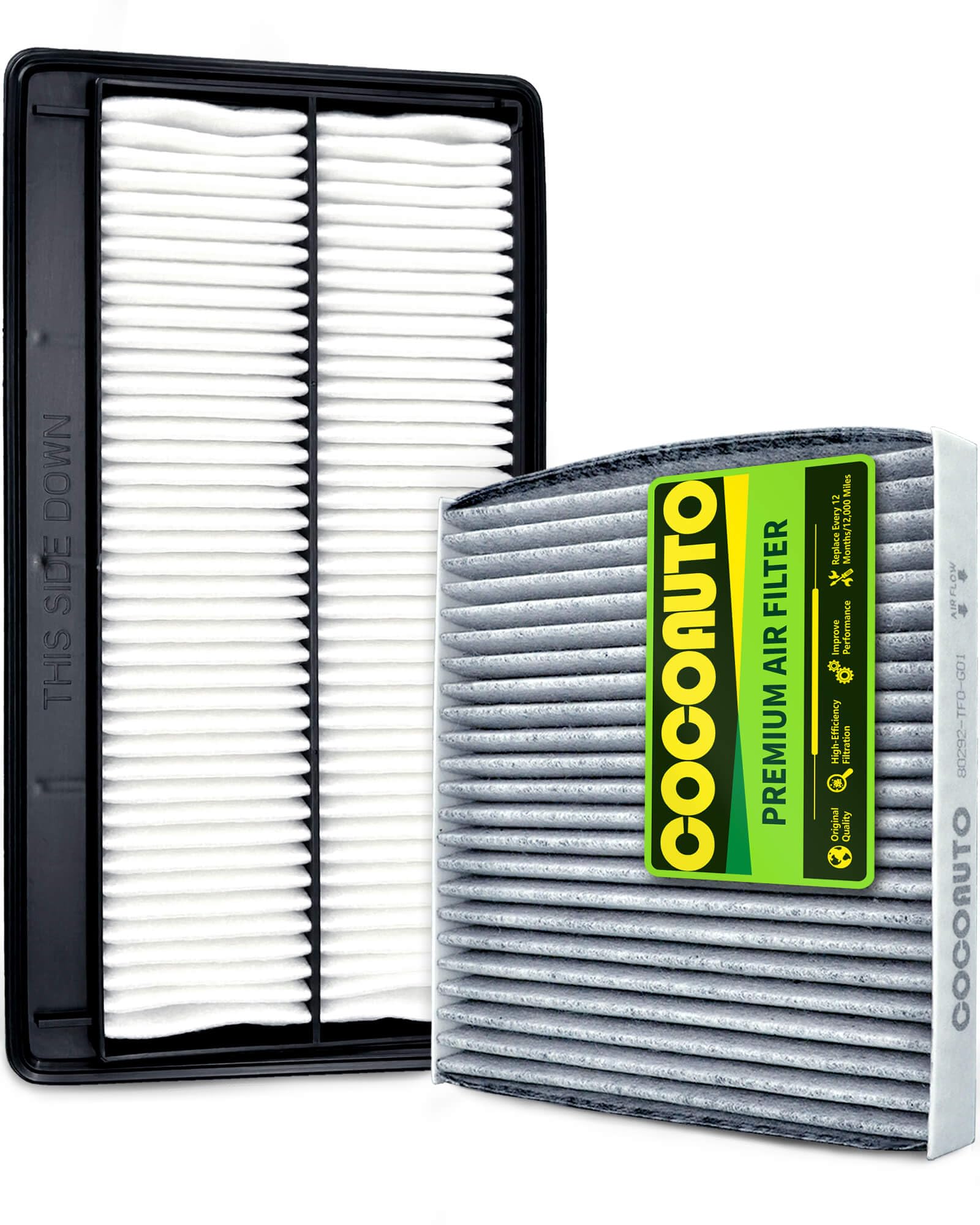 Amazon.com: COCOAUTO Engine & Cabin Air Filter Kit for Pilot 2023