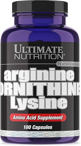 Miniatura 1 de Ultimate Nutrition Arginina Ornitina Lisina - con L-Arginina, L-Ornitina, L-Lisina - Suplemento triple de aminoácidos
