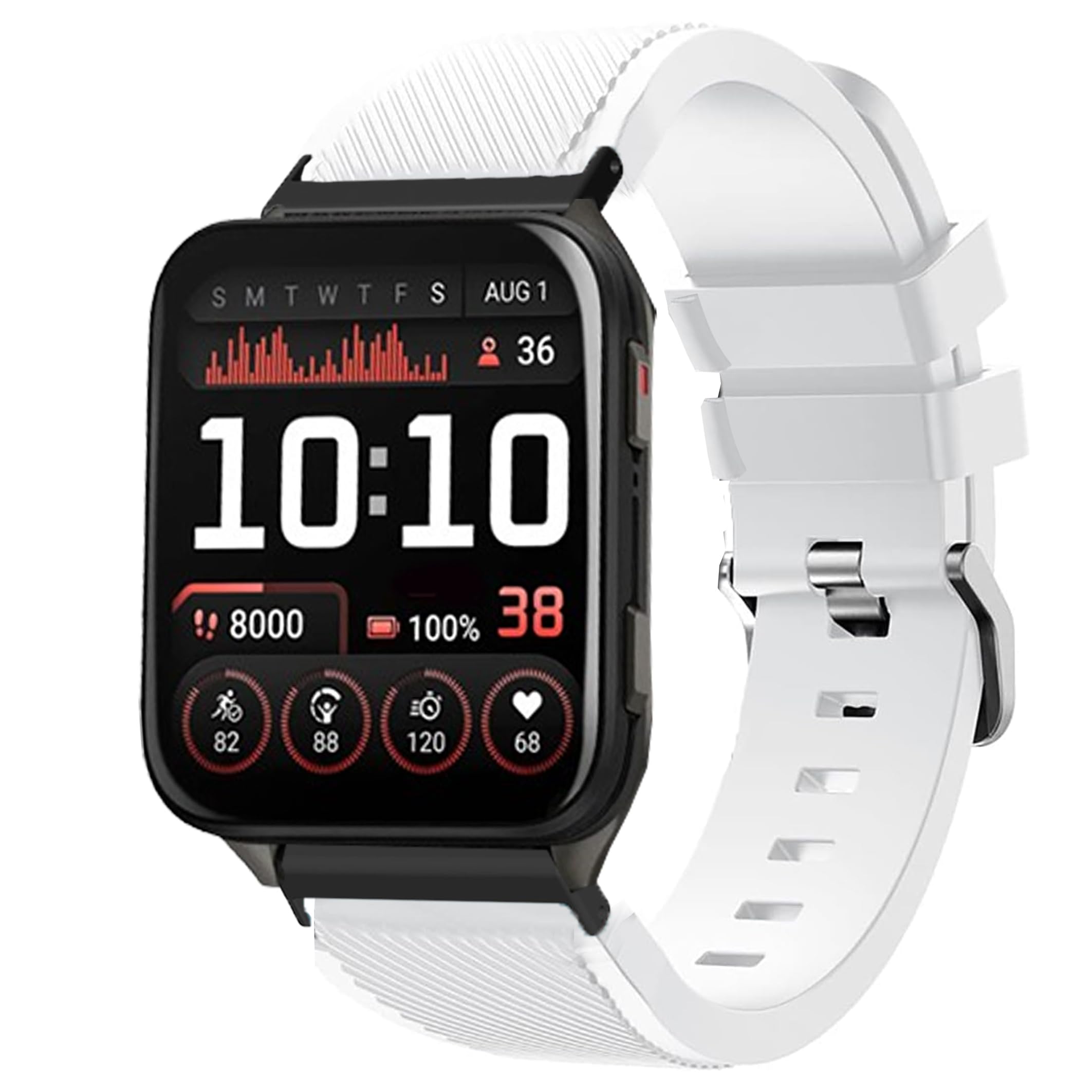 Compatible with Garmin Venu X1 Bands, Quick Release Sports Silicone Band Strap Replacement Wristband Compatible with Garmin Venu X1 Smartwatch-image-37