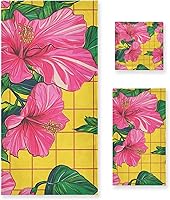 Vista 24 de Aztec Pattern5 - Juego de toallas decorativas para baño, juego de toallas de baño de microfibra absorbente, toallas de playa elegantes