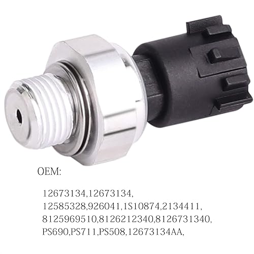 Miniatura 3 de Sensor de sensor de presión de aceite 12673134 12596951 12621234 PS711 1S10842 compatible con Chevrole Avalance 2009-2013 Camaro 2010-2019 Caprice