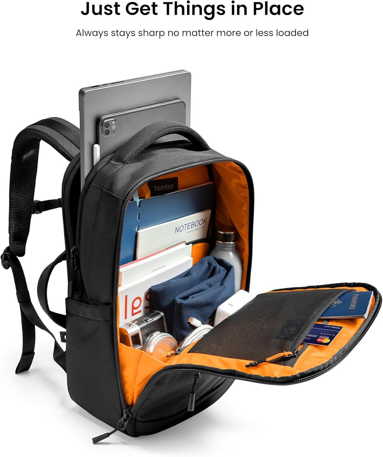 tomtoc Plecak na laptopa X-pac Techpack zaprojektowany dla