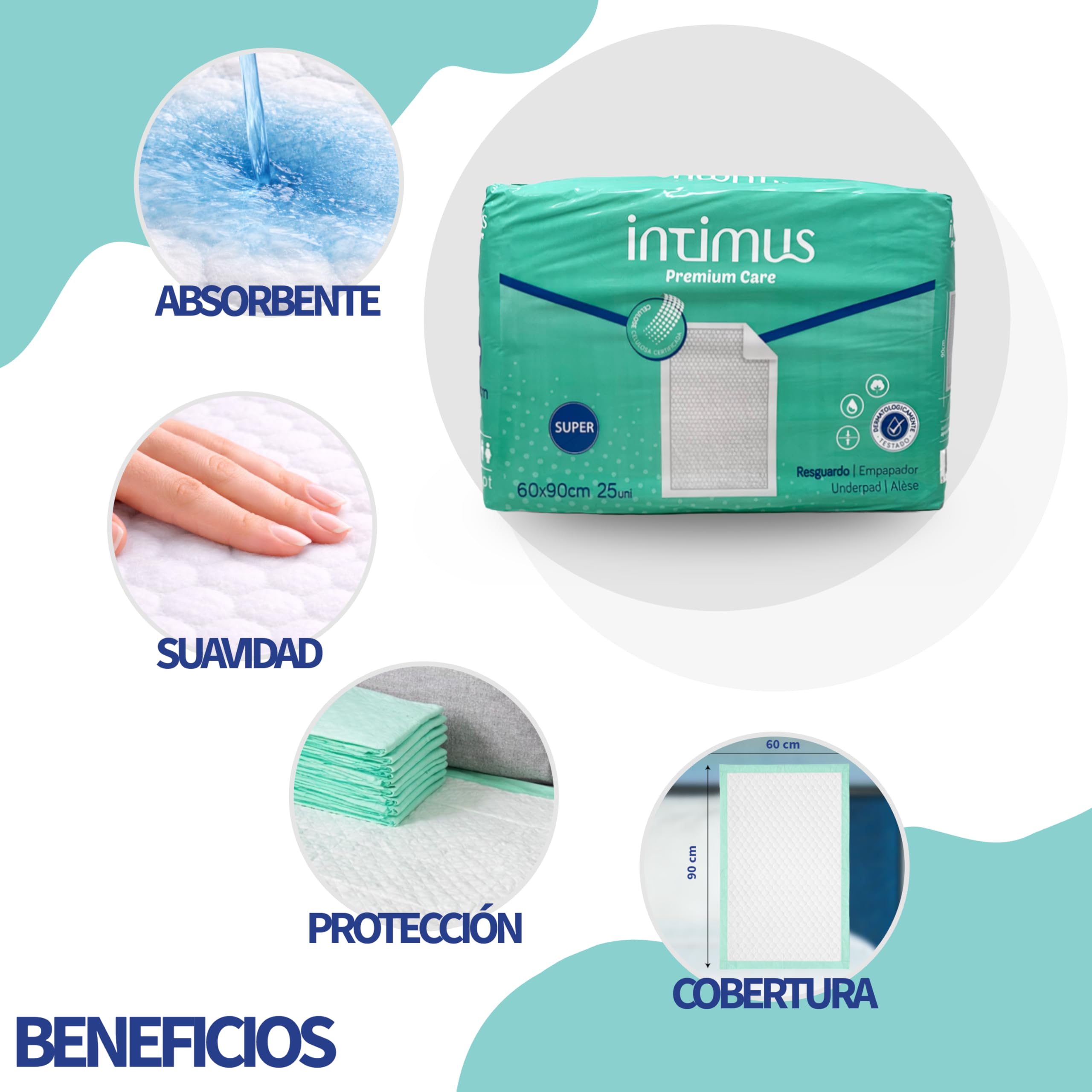 Protector Desechable para Adulto (60x90 cm) | 25 Unidades