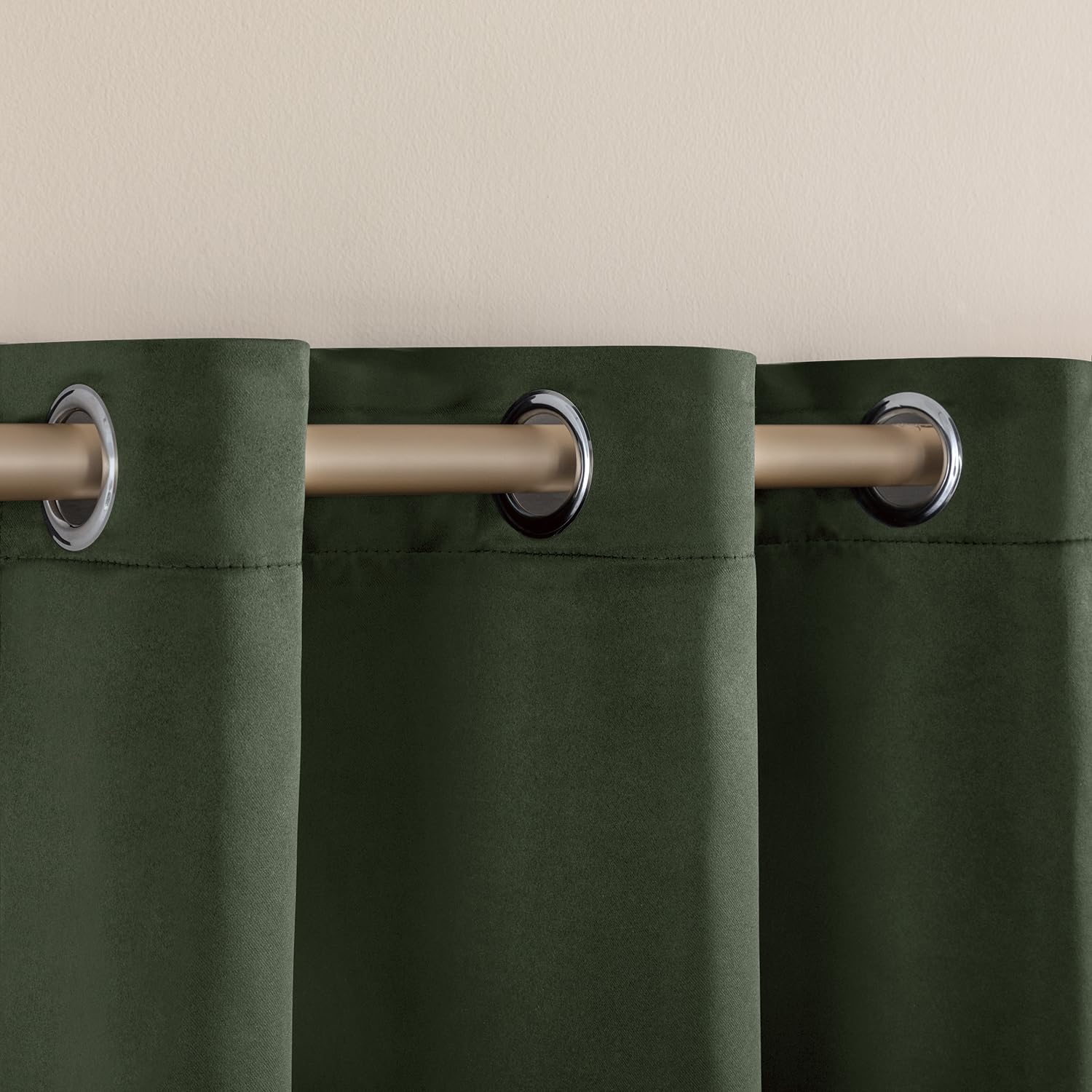 XTMYI Dark Olive Green Blackout Curtains 84 Inch Length 2 Panels Set for Bedroom Window Grommet Thermal Insulated Winter Holiday Christmas Themed Room Darkening Living Room Curtains 84 Inches Long