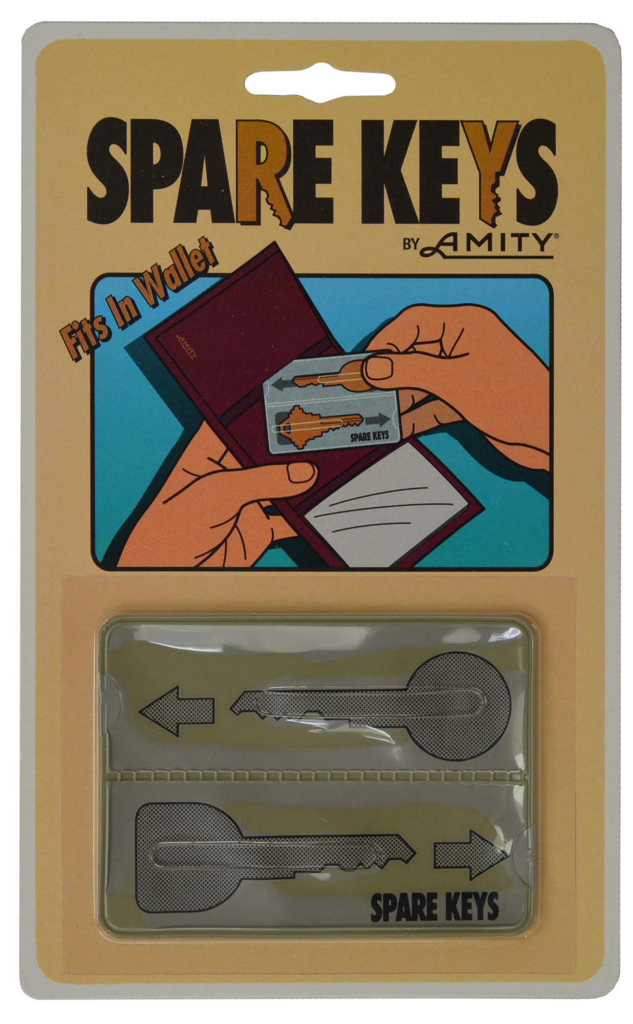 Buy Spare Key Holder Wallet Insert Credit Card Size Online at