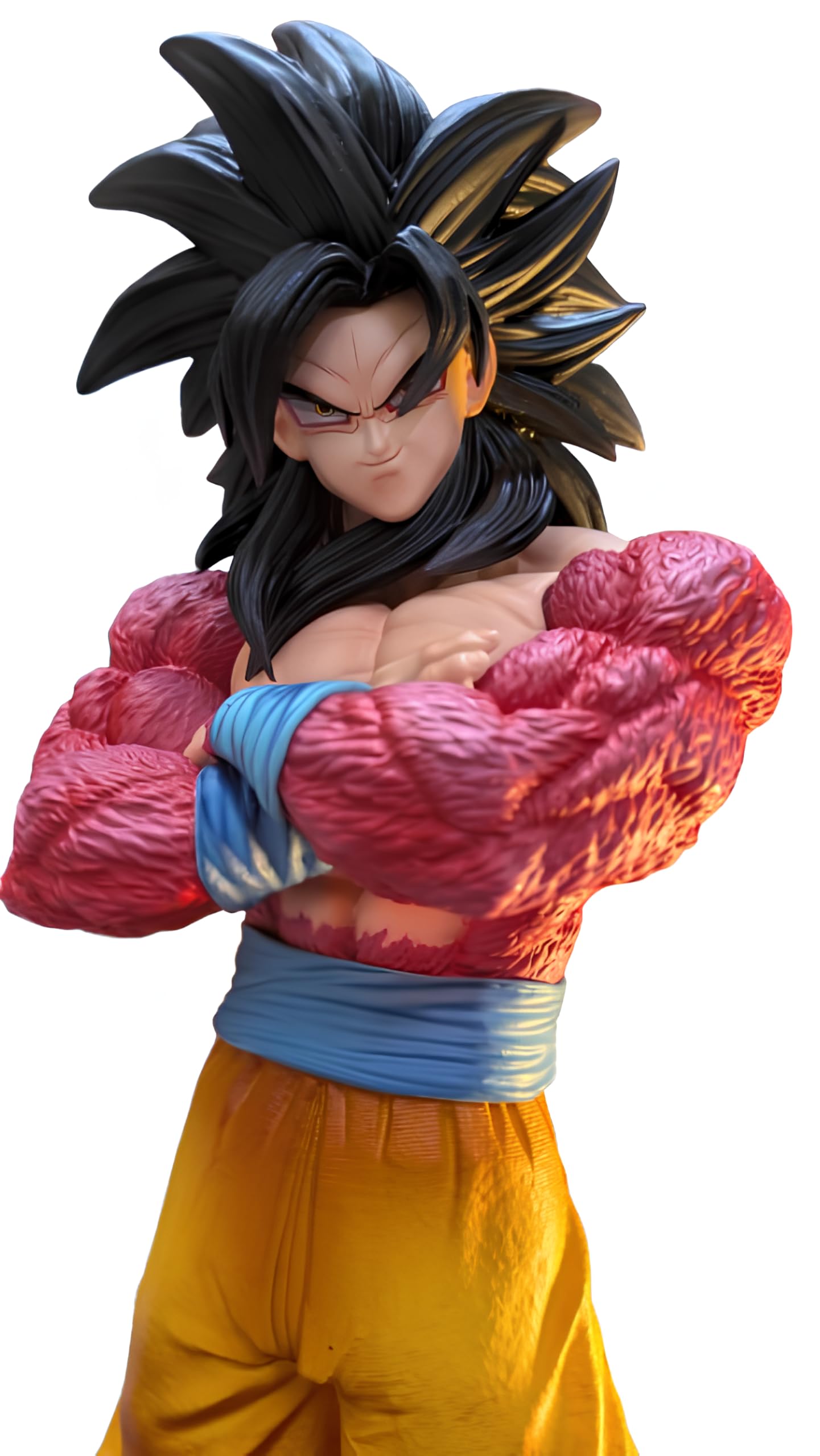 Super Saiyan 4 Goku Dragon Ball GT Action Figure Statue 32cm | Detailed Sculpt, Anime Collectible, Display Figure, GT Character, Crossed Arms Pose-image-46