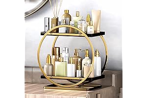 2-Tier Perfume Holder and Makeup Vanity Organizer