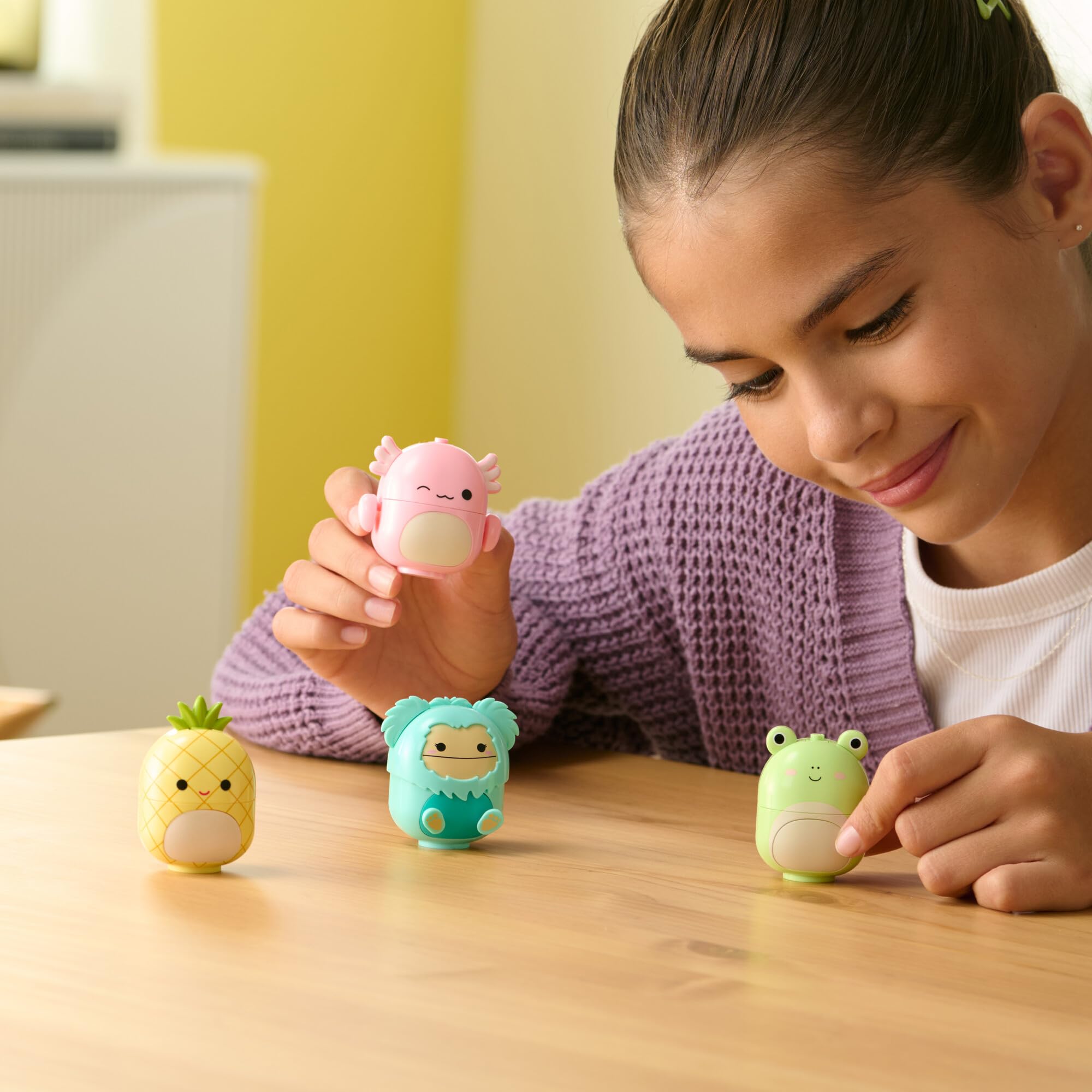 BLDR Squishmallows Bauset 'Abenteuer-Camping' – 245 Teile Mit Baubaren Figuren Cam & Benny (mit Quetschbarem Bauch), Zelt & Lagerfeuer