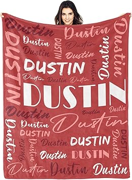 Personalized Blankets for Kids with Names Customized Blankets with Name for Adult Custom Blanket Gift for Birthday Christmas Valentines Day Gift