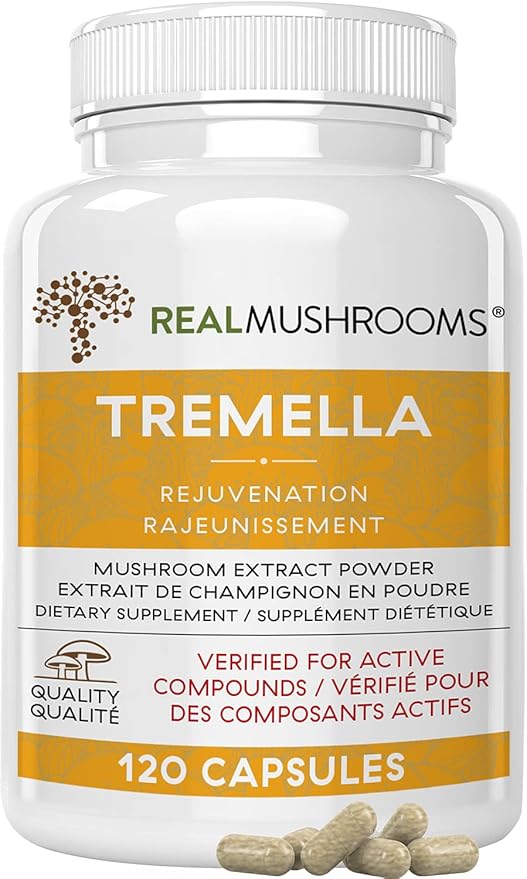 Tremella Mushroom Extract by Real Mushrooms, Mushroom Supplements for