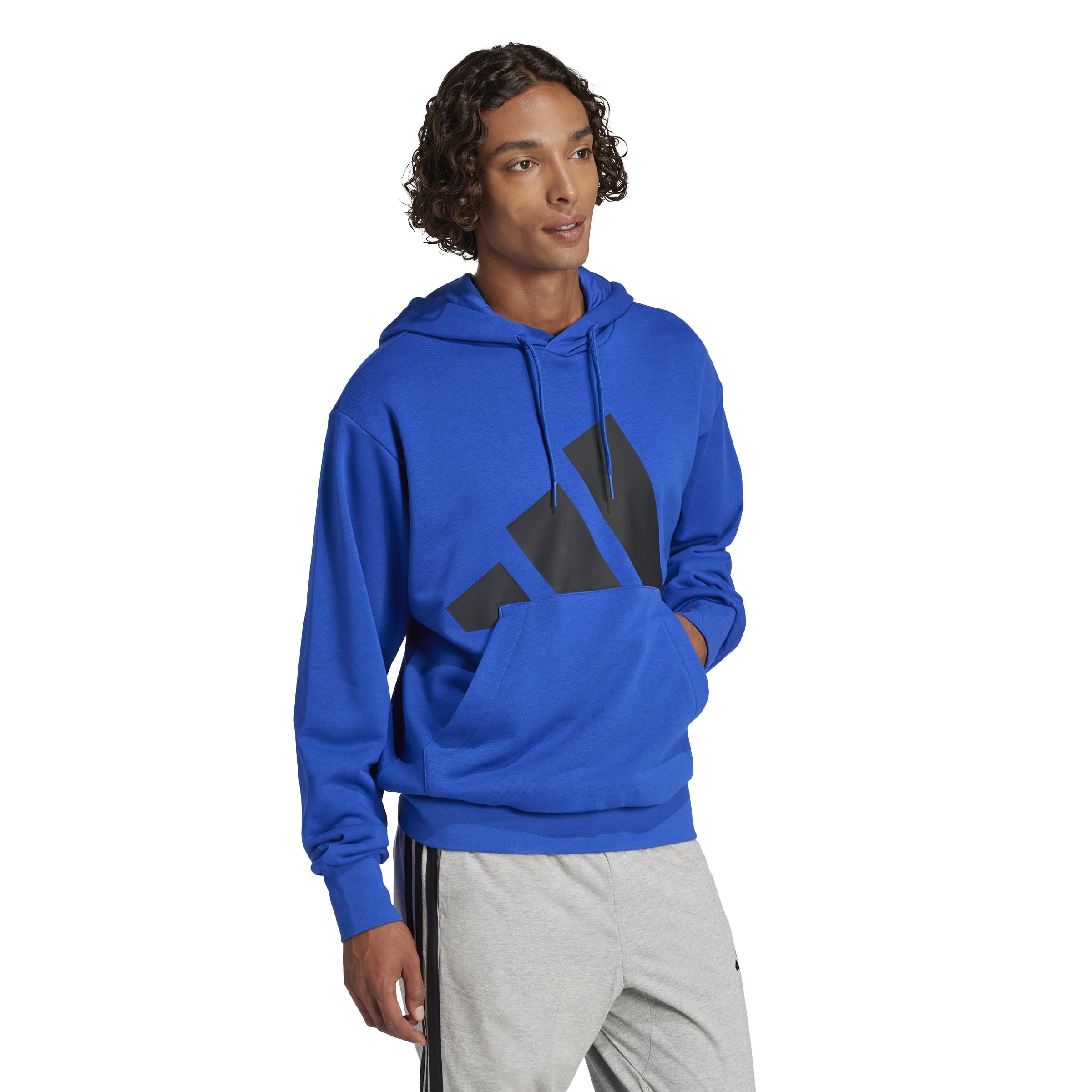 adidas Essentials Sweat à Capuche en Tissu éponge avec Grand Logo