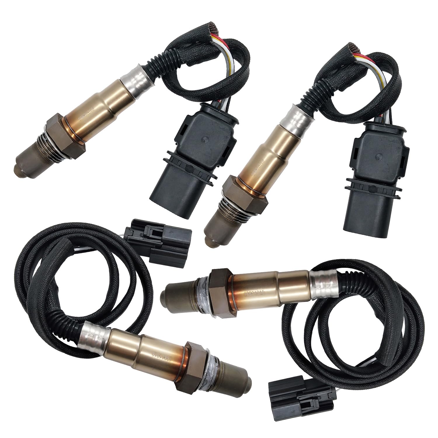 Maxfavor Upstream Downstream O2 Oxygen Sensor Replacement for 2013-2015 Ford Escape 2.0L, 2012-2014 Edge 2.0L, 2012-2015 Explorer 2.0L, 2013-2014 Taurus 2.0L 02 Sensor 234-5097 x2 234-4575 x2