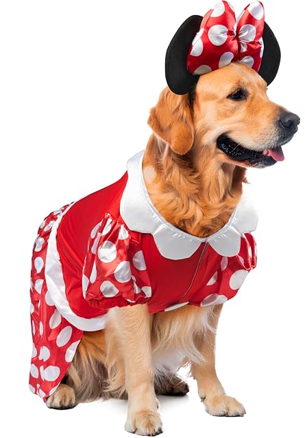 Foto 2 de 8 de Rubie'S Disney: Disfraz de Mickey Mouse y Amigos para Mascotas, Perro Grande Minnie Mouse, Rnumx-Large