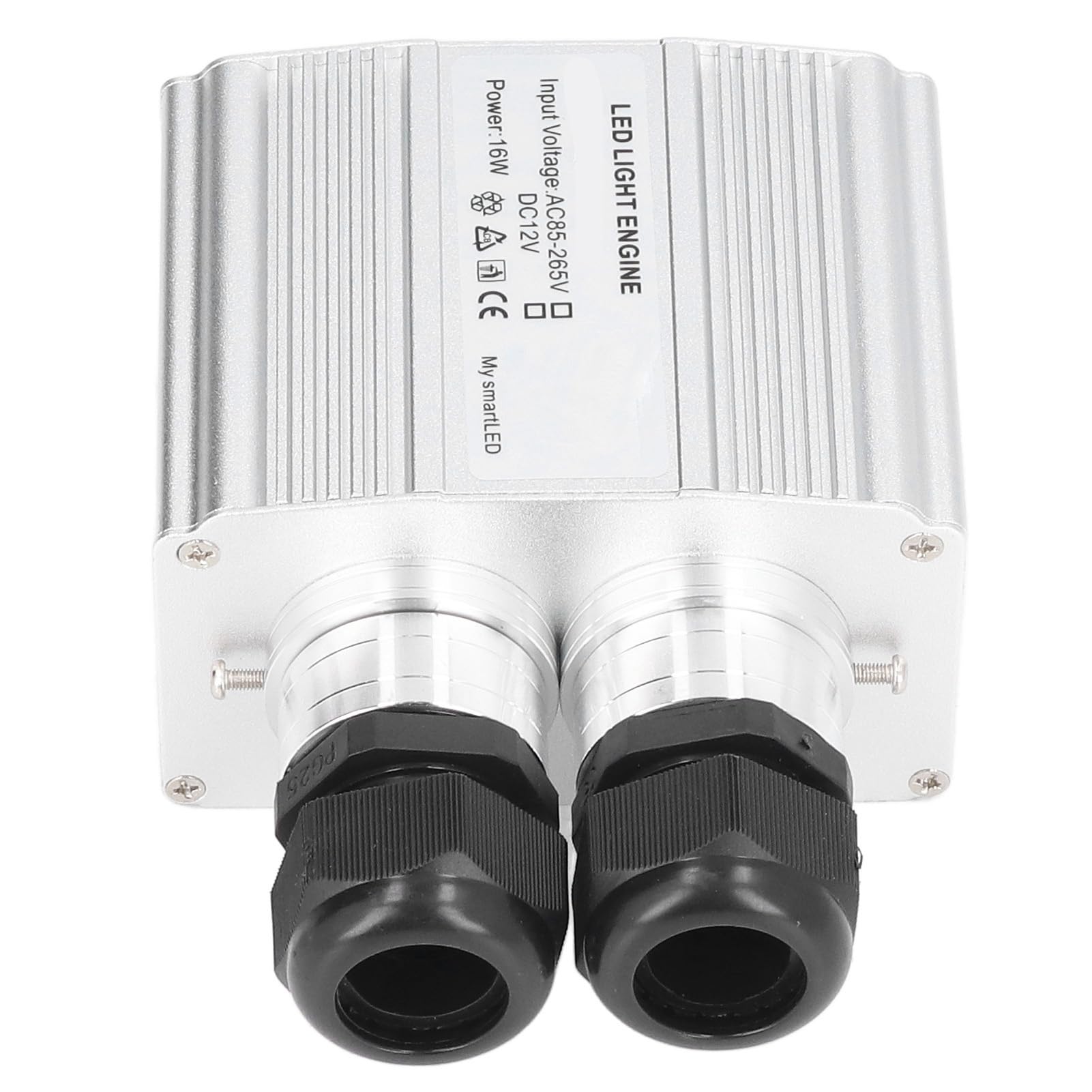Luce a Fibra Ottica 16W RGBW con Telecomando, Illuminazione Decorativa a Doppia Testa per Casa Arte Tende Schermi Auto, Controllo Vocale Luci LED Effetto Lampeggiante