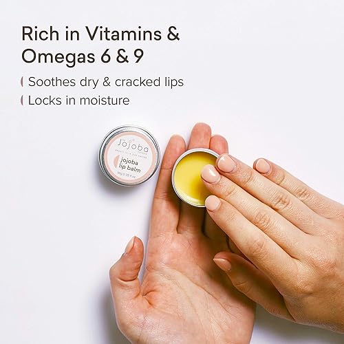 Miniatura 4 de Bálsamo labial de jojoba  Contiene aceite de coco, aceite de ciruela kakadu, cera de candelilla y aceite de cártamo  Suaviza e hidrata  Alivia los