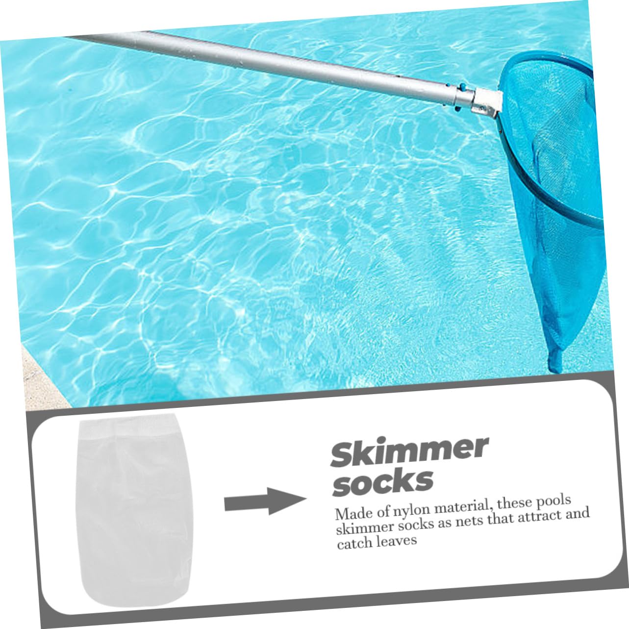 INOOMP 90piezas Calcetines De Limpieza para Piscina De Filtro De Malla Fina Adecuado para Depuradoras De Piscinas Subterráneas Suelo Atrapa Impurezas y Residuos Pequeños