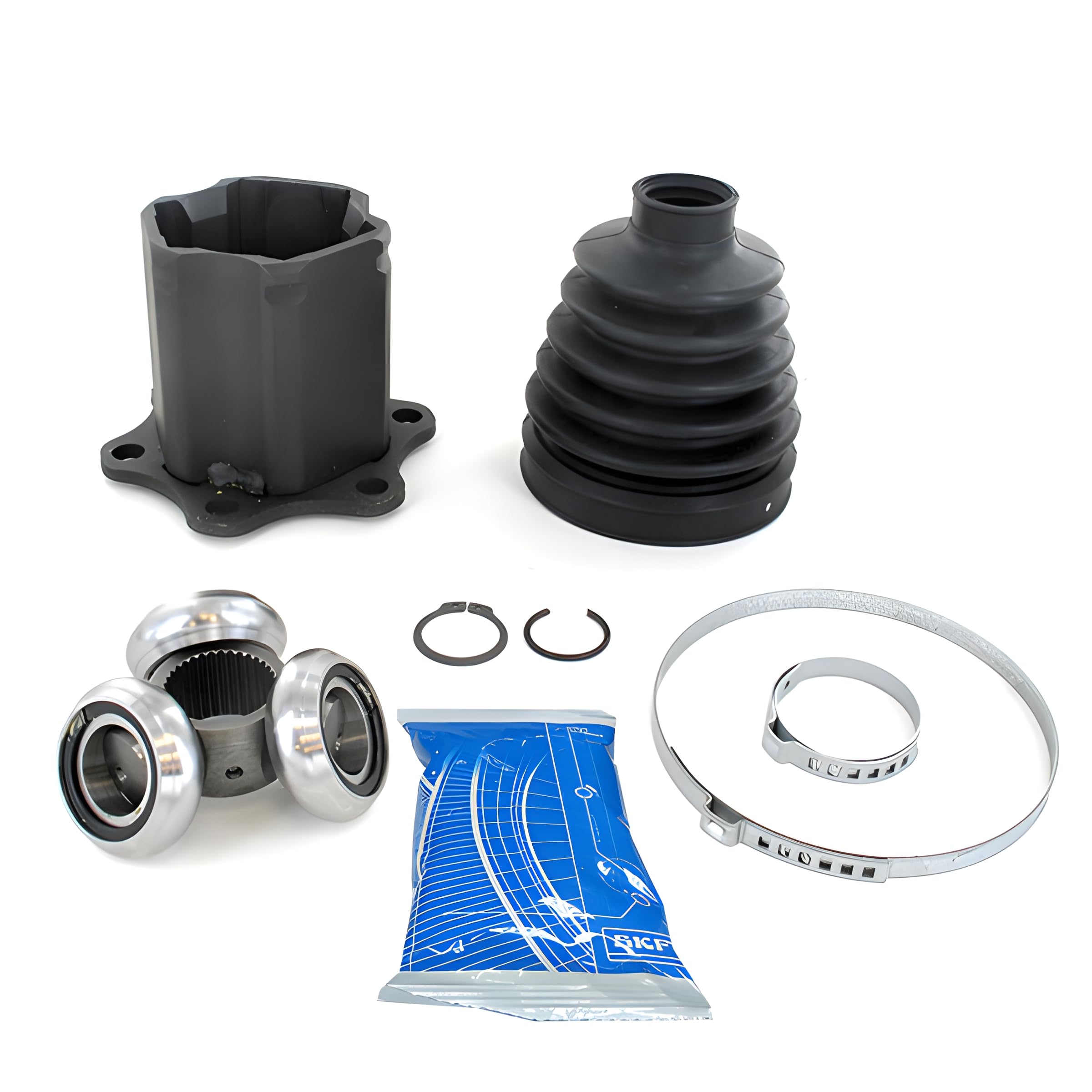 SKF Antriebswellengelenksatz VKJA 8788 Position getriebeseitig Außendurchmesser 119 mm Höhe 256 mm Länge 128 mm Breite 128 mm - OE Qualität