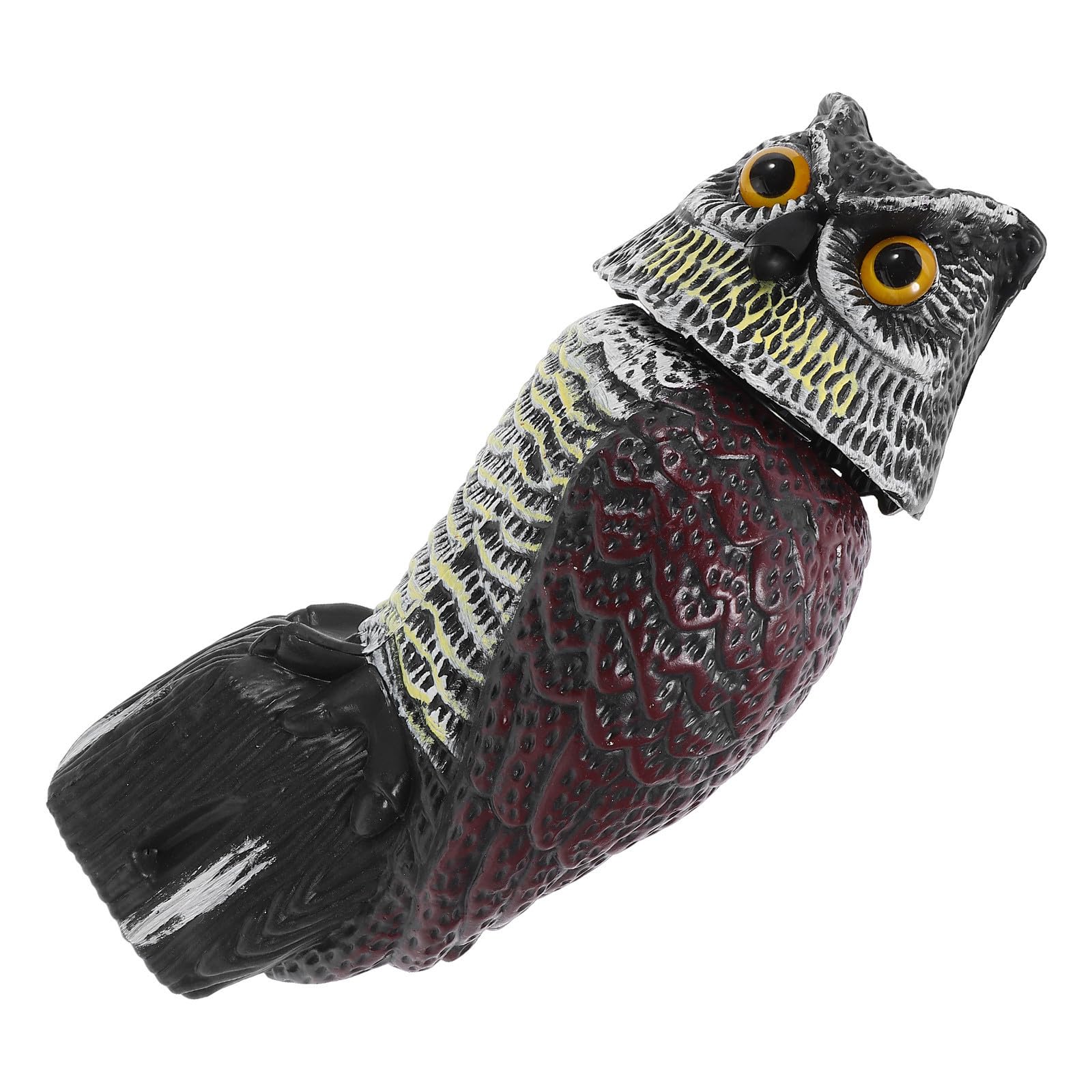 Ahuyentador de pájaros búho para ahuyentar palomas en patios y huertos