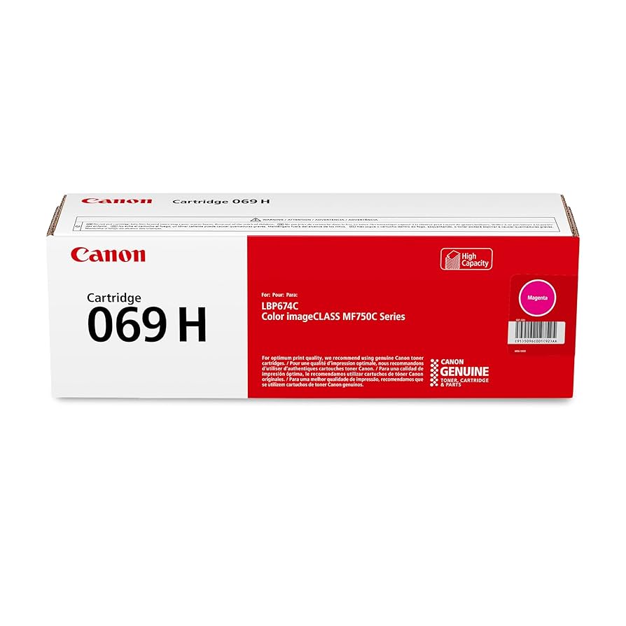 プリンター・複合機 Canon Toner 038 Magenta Amazon.com: Canon Genuine 069 Magenta Toner Cartridge High