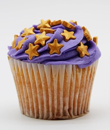 Miniatura 5 de Estrellas de caramelo duro dorado de 1 libra + bolas de chicle de oro perla, 2 libras, redondas, brillantes