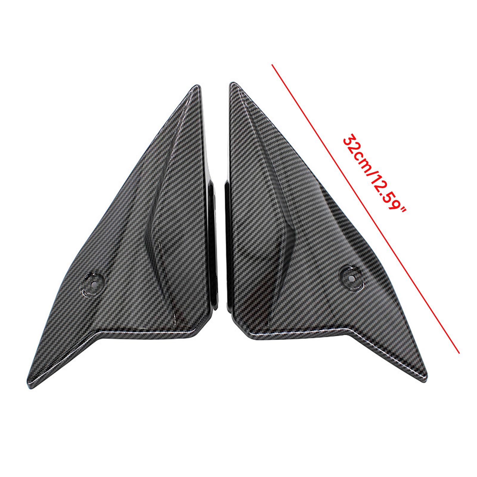 Juego de protectores de carenado de panel lateral trasero negro para motocicletas MT-09 FZ-09 2014-2020, paneles de cuerpo de placa de protección de plástico para motocicletas