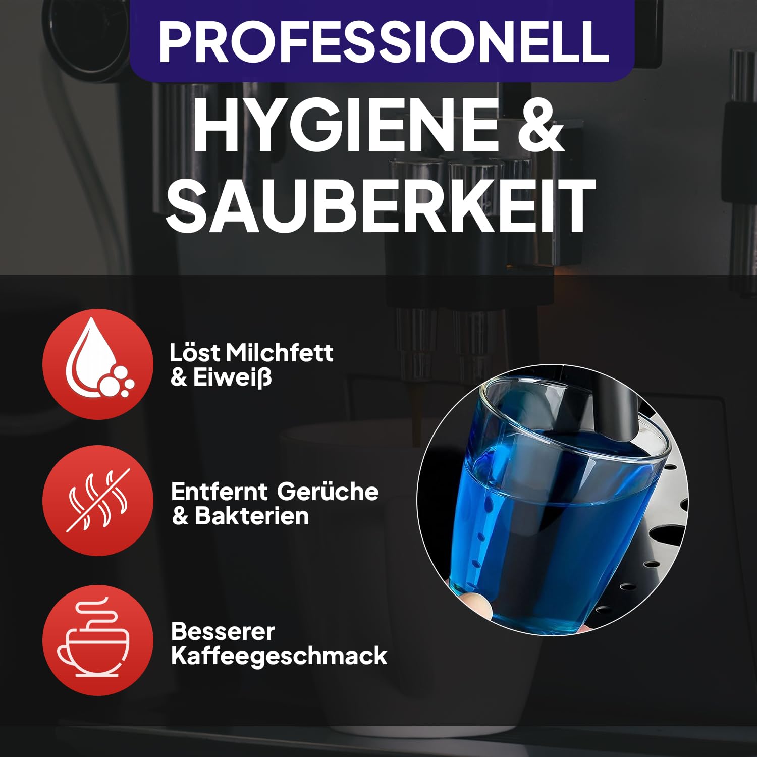 Kaffeereiniger24 - Limpiador de sistema de leche (5 L, compatible con Jura, DeLonghi, WMF, Saeco y Melitta, limpiador de espuma de leche para cafeteras automáticas)
