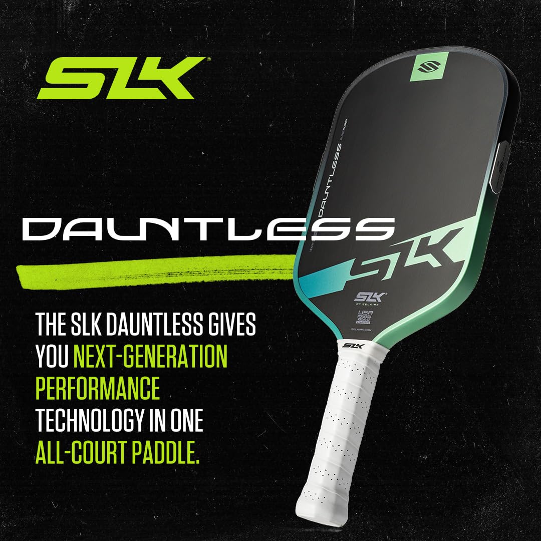 Selkirk Sport SLK Dauntless Pickleball Paddle | T700 Raw Carbon Fiber Pickleball Paddles | High Spin & Control con PureFoam Core