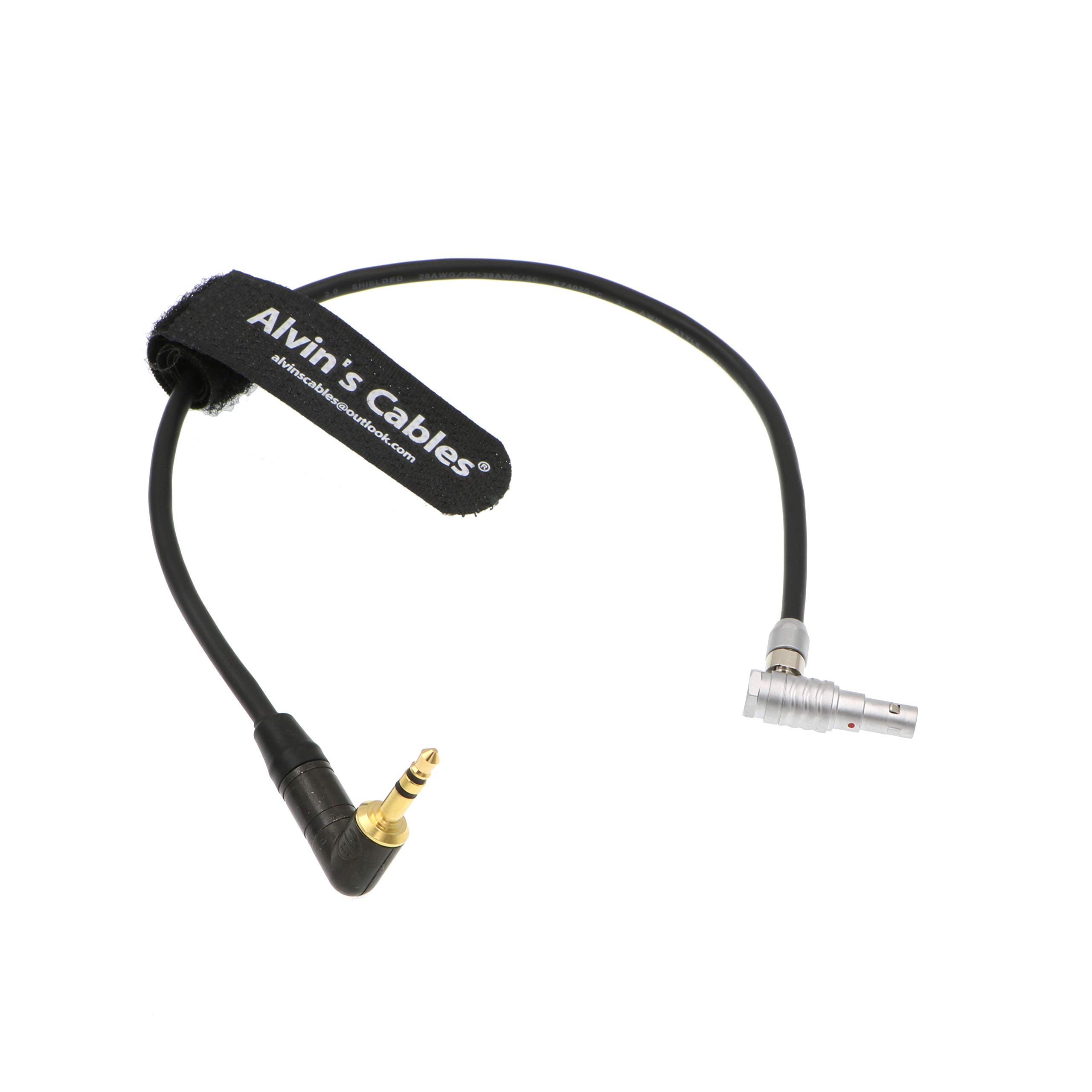 Alvin's Cables 5-pinowy kąt prosty męski do kąta prostego 3,5 mm kabel audio TRS do kamery Z CAM E2