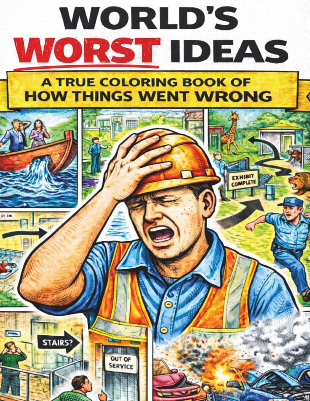 World's Worst Ideas: A true coloring book of how things went wrong.