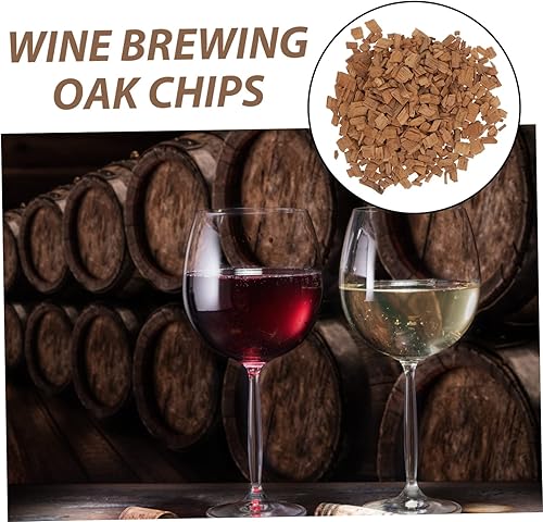 Miniatura 2 de KICHOUSE Paquete de 1 paquete de chips de roble americano, suministros de elaboración de cerveza, trozos de madera de roble, suministros para hacer