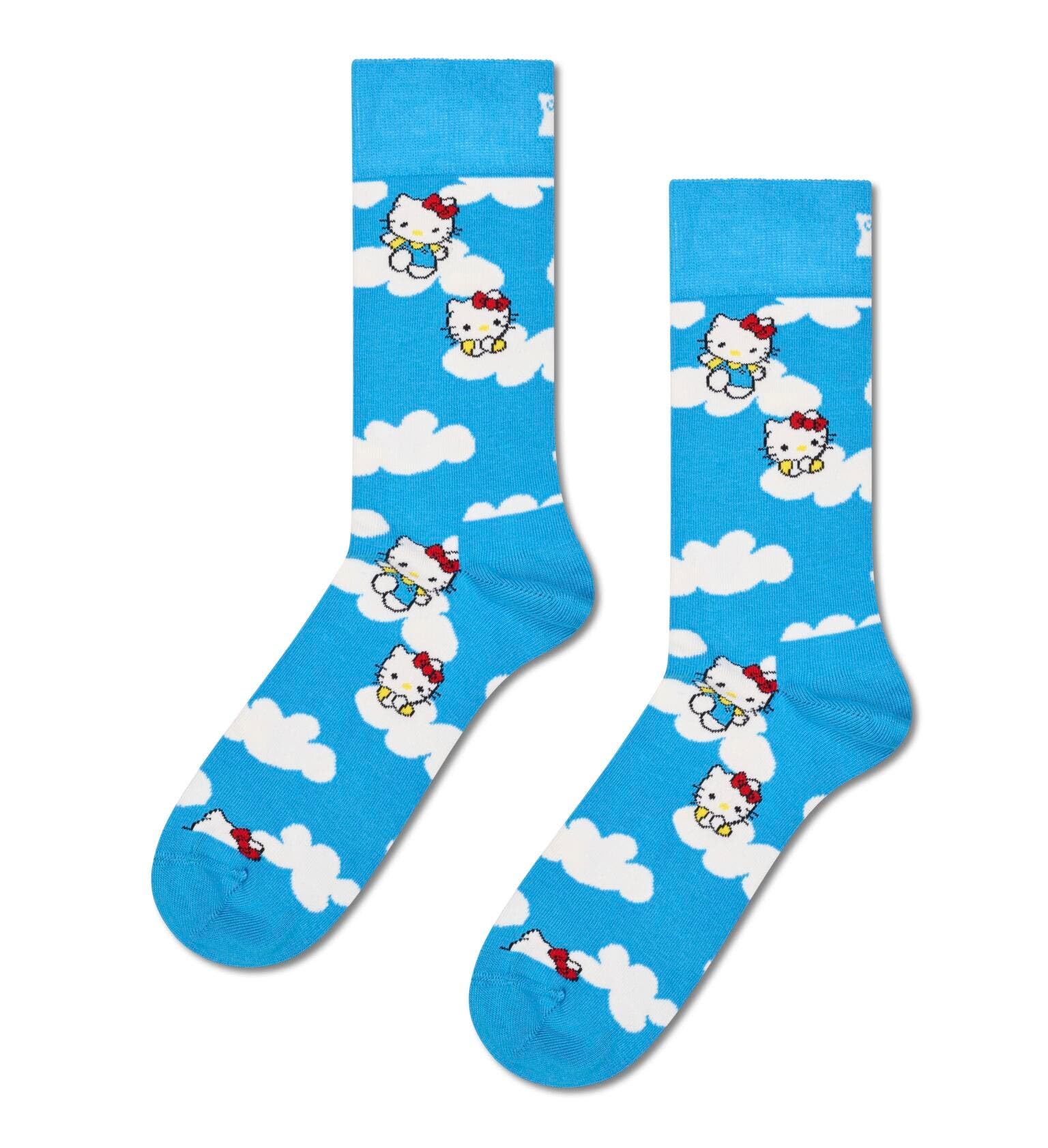 Happy Socks Hello Kitty Socken – Bunte Baumwollsocken mit Hello Kitty-Motiven, 36-40 & 41-46