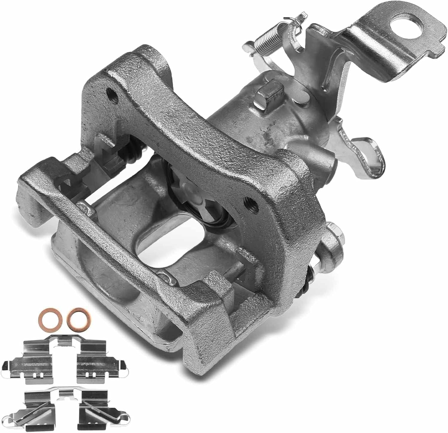 A-Premium Disc Brake Caliper Assembly with Bracket Compatible with Pontiac and Toyota Models - Matrix 2009-2013, Vibe 2009-2010, 2.4L, FWD - Rear Left Driver Side