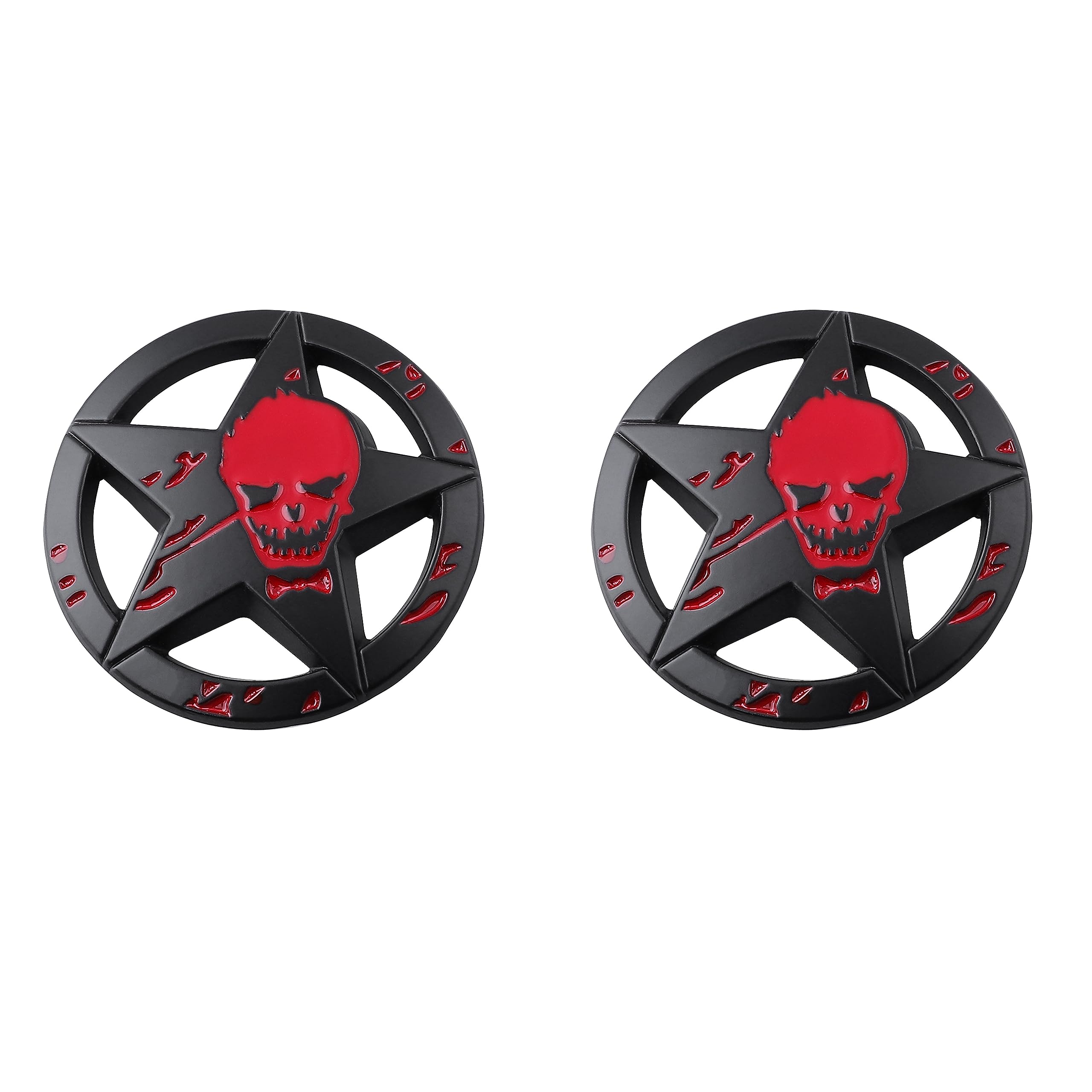 Decoración de calavera Punisher para tunear las ventanas de camiones 8