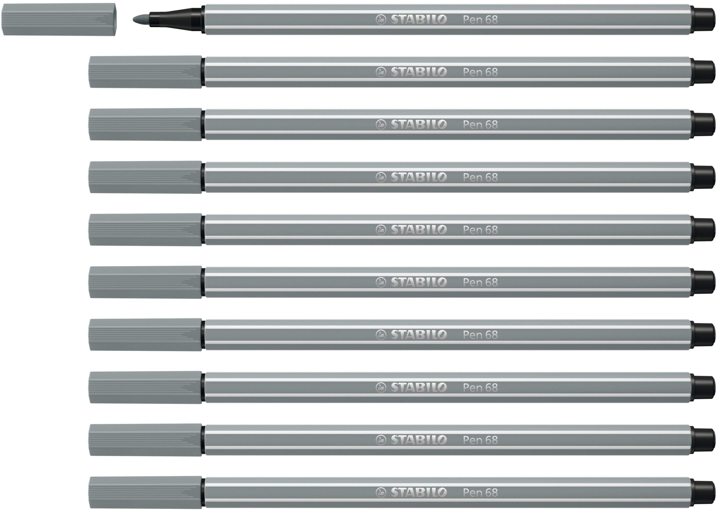 STABILO - Rotulador premium - Pen 68 - Pack de 10 - rosa neón — view 57