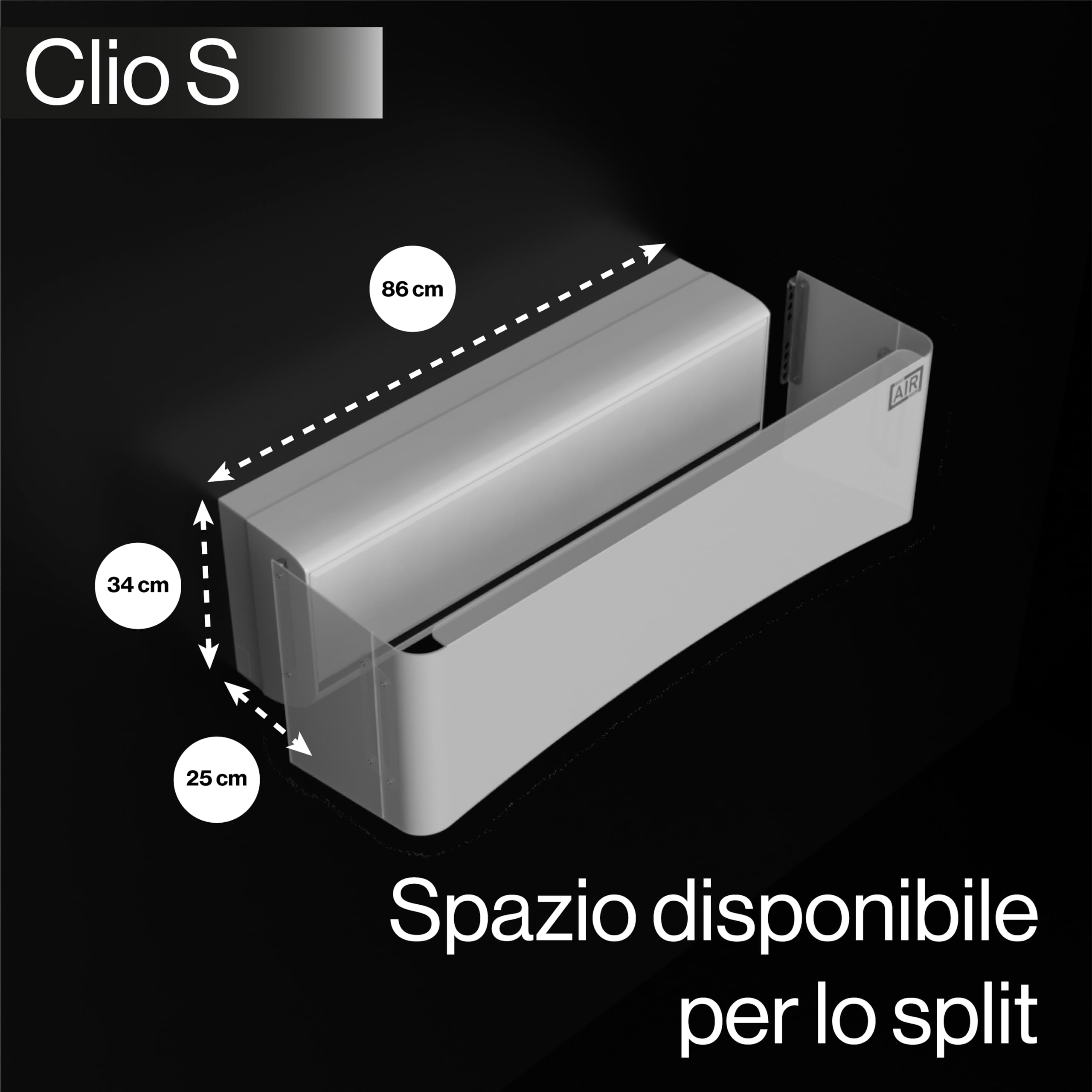 Copertura per Climatizzatore Split Bianco S