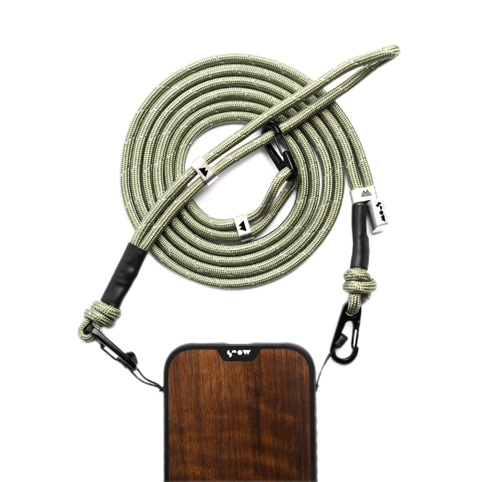 Mous – Phone Lanyard Crossbody with Detachable Wrist Strap – Sage Green