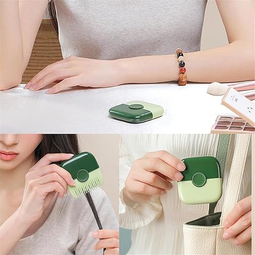 Miniatura 6 de Recortadora de cabello 2 en 1, recortadora de cabello y arreglo de puntas abiertas, diseño de doble cara, con cubierta, cuchillas reemplazables y